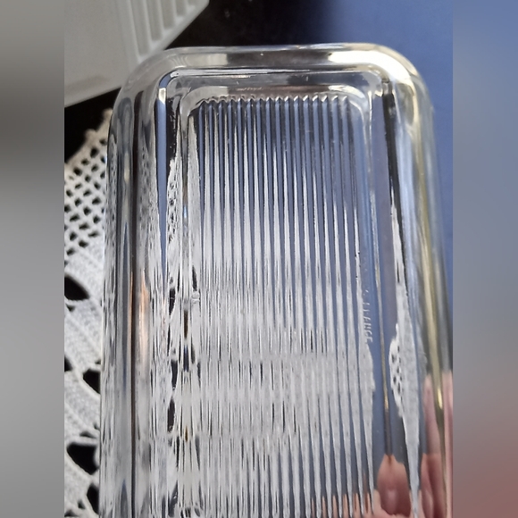 Arcoroc France Vintage clear butter dish - Picture 5 of 5